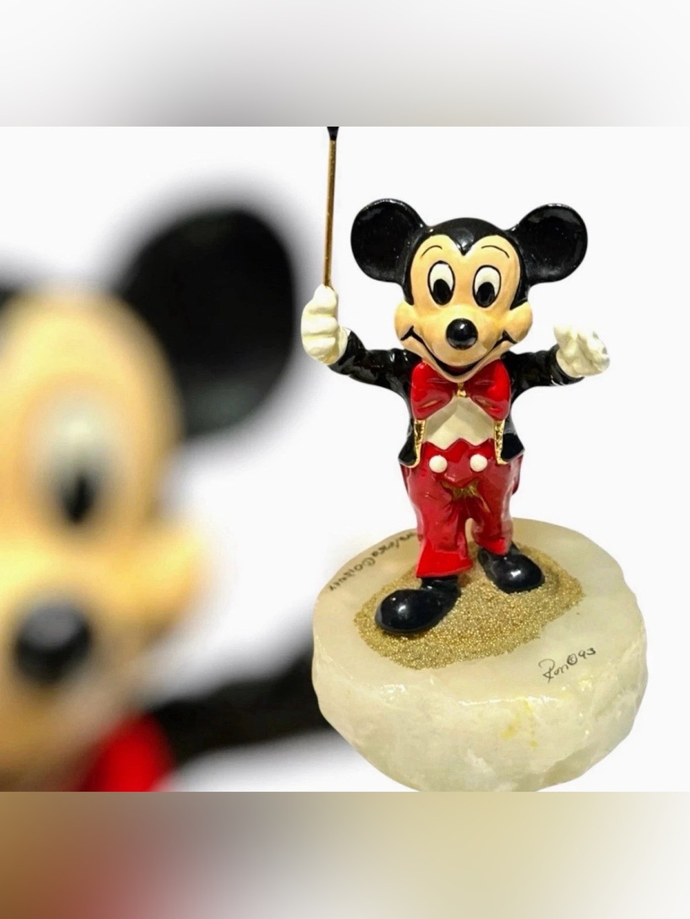 Ron Lee Mickey Mouse Conductor Disney Figurine LE 1986/2750 Signed 1993